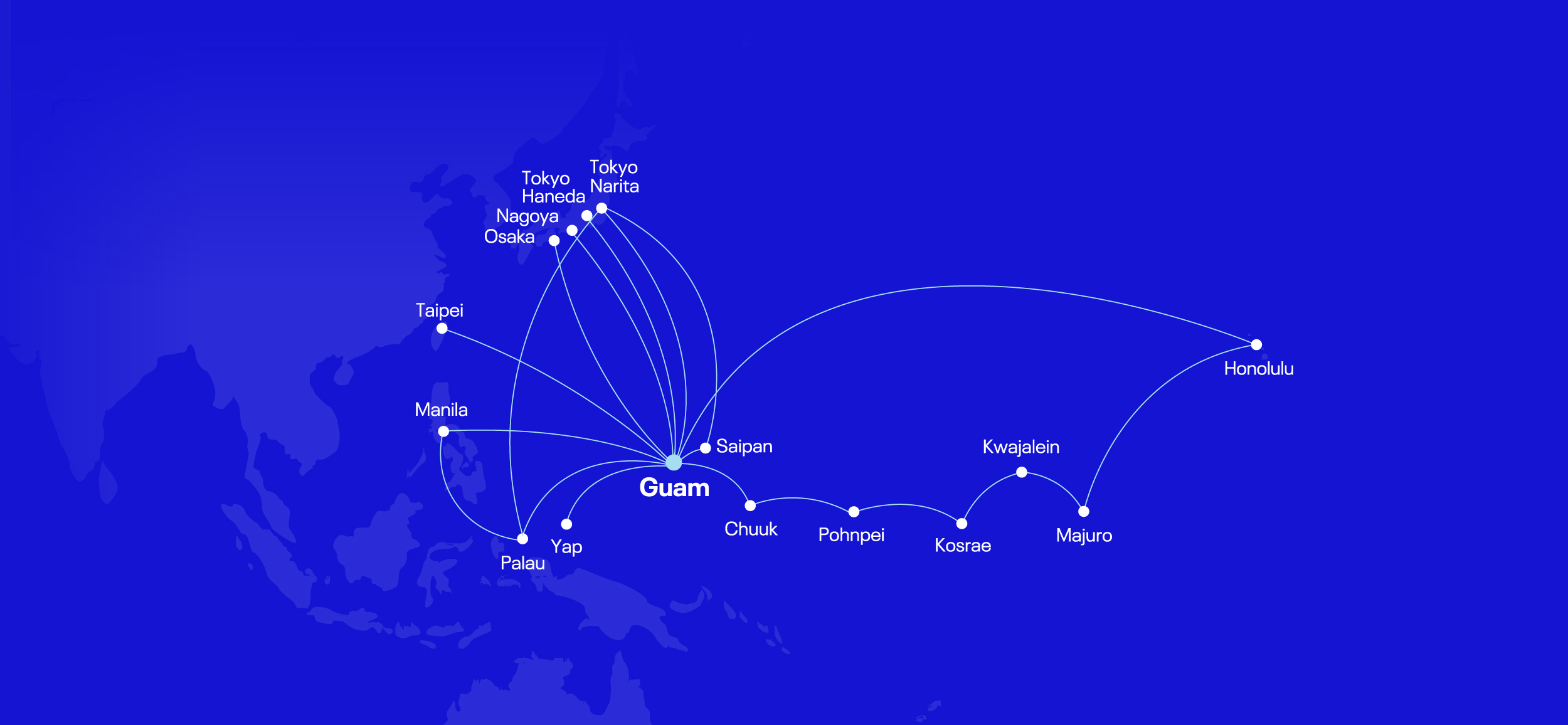 Guam Route Map